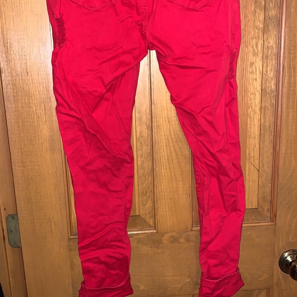 Red Ripped Jeans - Picture 8 of 8